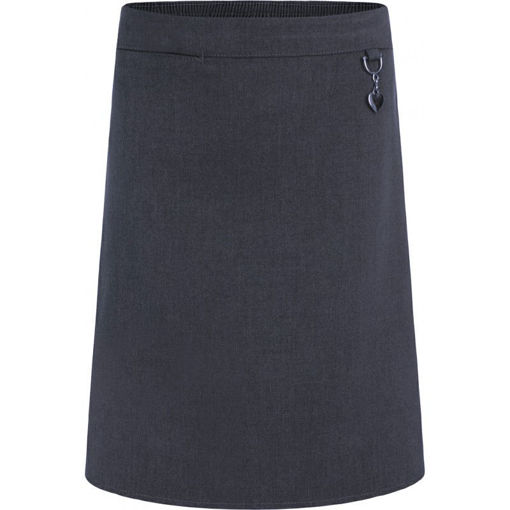 Picture of Grey Stretch Heart Junior Skirt