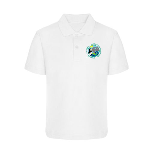 Picture of Stepaside School White Polo Shirt